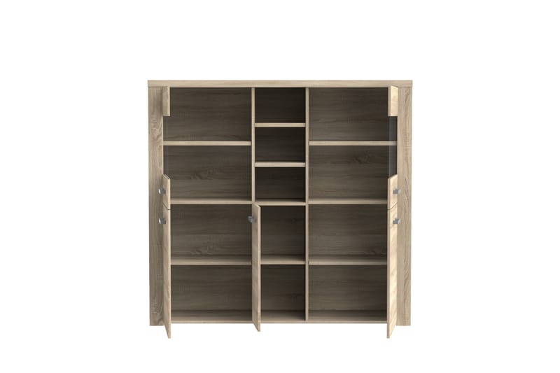 Vitrinskåp Bankso 41x146 cm - Brun - Förvaring - Skåp - Vitrinskåp