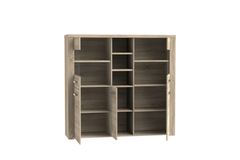 Vitrinskåp Bankso 41x146 cm - Brun - Förvaring - Skåp - Vitrinskåp