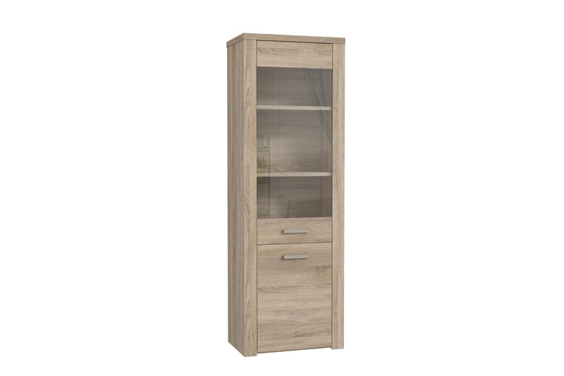 Vitrinskåp Bankso 41x67 cm - Brun - Förvaring - Skåp - Vitrinskåp