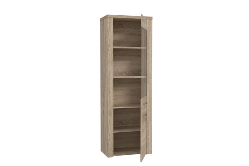 Vitrinskåp Bankso 41x67 cm - Brun - Förvaring - Skåp - Vitrinskåp