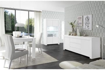 Vitrinskåp Firenze 110 cm - Vit - Förvaring - Skåp - Vitrinskåp