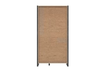 Vitrinskåp Strelcha 43x105 cm - Brun/Grå - Förvaring - Skåp - Vitrinskåp