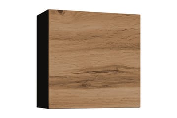 Vitrinskåp Veria 30x50 cm - Natur/Svart - Förvaring - Skåp - Vitrinskåp