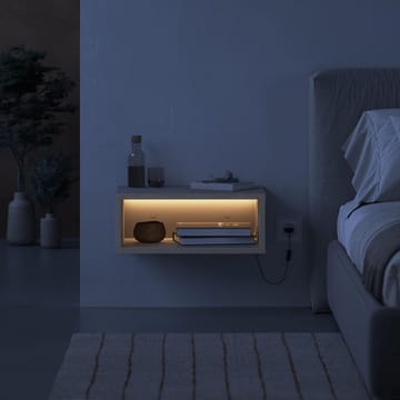 Volena Sängbord 45 cm - sandsten - Förvaring - Skåp - Förvaringsskåp