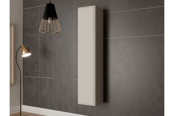 Zalricus Vitrinskåp 36x164 cm - Beige - Förvaring - Skåp - Vitrinskåp