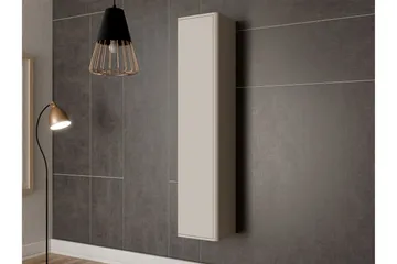 Zalricus Vitrinskåp 36x164 cm - Beige - Förvaring - Skåp - Vitrinskåp