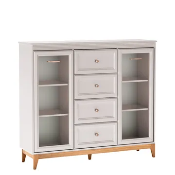 Zeylor Vitrinskåp 142 cm - Förvaring - Skåp - Vitrinskåp