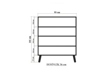 Anaya Skobänk 105 cm - Förvaring - Skåp - Förvaringsskåp
