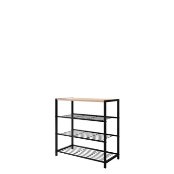Aster Skoställ 63 cm - svart - Förvaring - Skoförvaring - Skohylla & skoställ