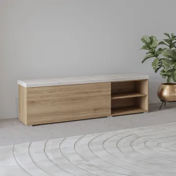 Förvaringsbänk Vertina 160 - Förvaring - Skoförvaring - Skobänk & skohylla med bänk