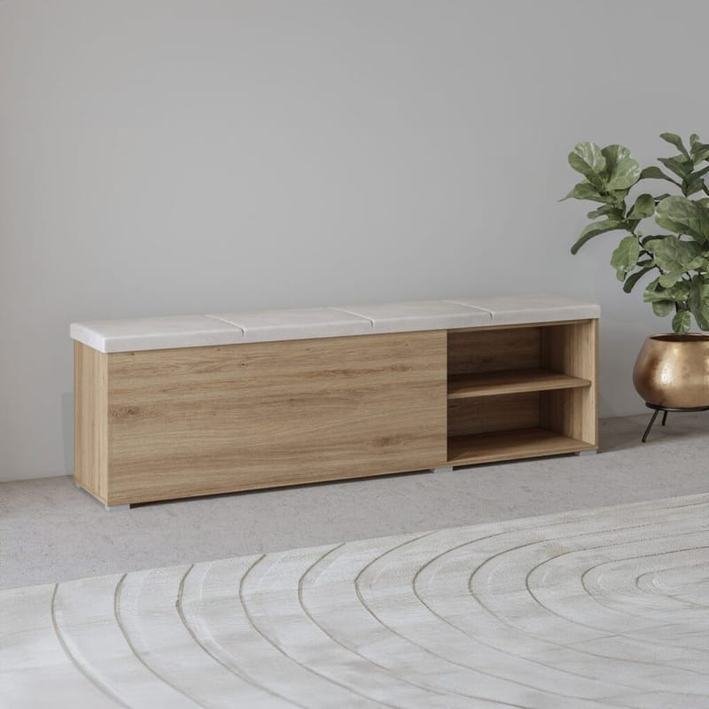 Förvaringsbänk Vertina 160 - Förvaring - Skoförvaring - Skobänk & skohylla med bänk