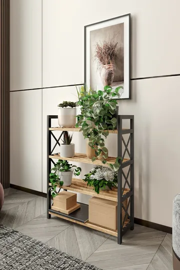 Lekora Multifunktionshylla 64 cm - Svart - Förvaring - Skoförvaring - Skohylla & skoställ