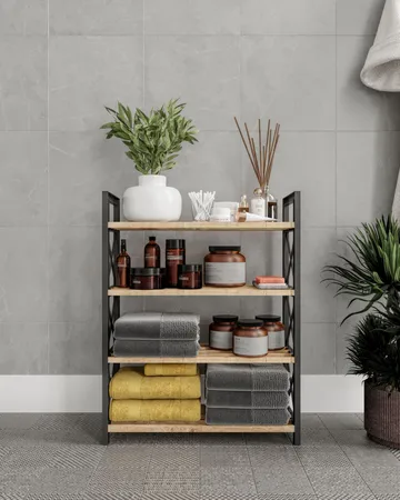 Lekora Multifunktionshylla 64 cm - Svart - Förvaring - Skoförvaring - Skohylla & skoställ