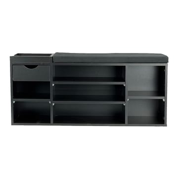 Morira Skobänk 100 cm - svart och mörkgrå - Förvaring - Skoförvaring - Skobänk & skohylla med bänk