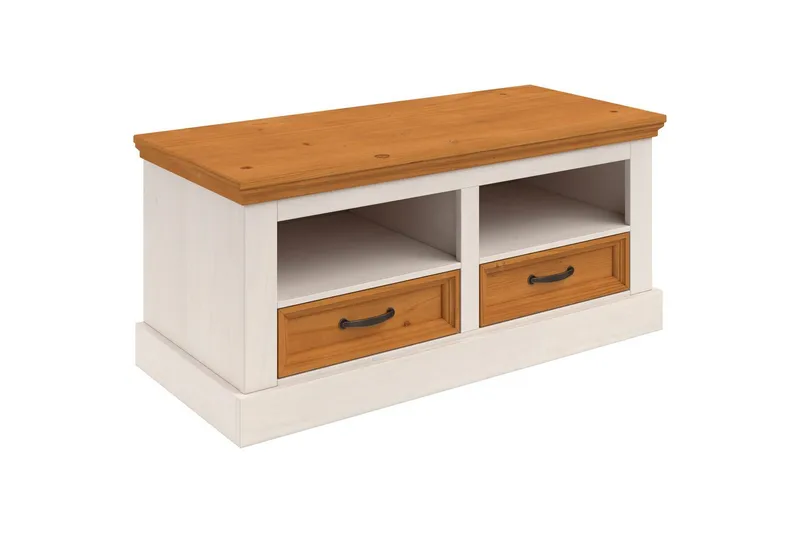 Skobänk Loft24 Selma Skobänk 100 cm Vit