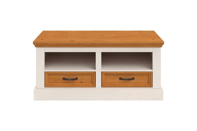 Skobänk Loft24 Selma Skobänk 100 cm Vit - Förvaring - Skoförvaring - Skobänk & skohylla med bänk
