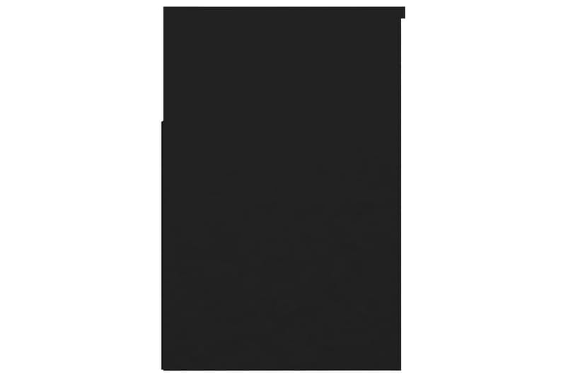 Skobänk svart 60x30x45 cm spånskiva - Svart - Hallförvaring - Skobänk & skohylla med bänk