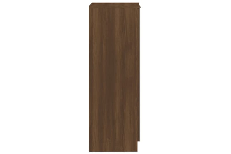beBasic Skoställ brun ek 30x35x100 cm konstruerat trä - Brown - Hallförvaring - Skohylla & skoställ