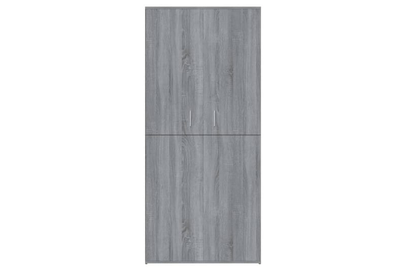 beBasic Skoställ grå sonoma 80x39x178 cm konstruerat trä - Grey - Hallförvaring - Skohylla & skoställ