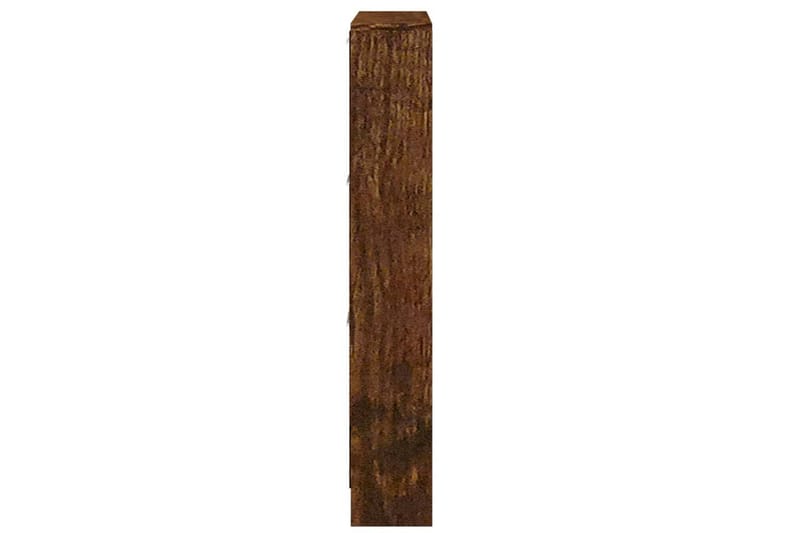 beBasic Skoställ rökfärgad ek 59x17x108 cm konstruerat trä - Brown - Hallförvaring - Skohylla & skoställ