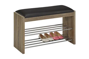 Beno Skohylla 79,5x30x50 cm Mörk Brun - Förvaring - Skoförvaring - Skohylla & skoställ