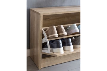 Mosbarger Skohylla 80x24 cm - Trä/natur - Förvaring - Skoförvaring - Skohylla & skoställ