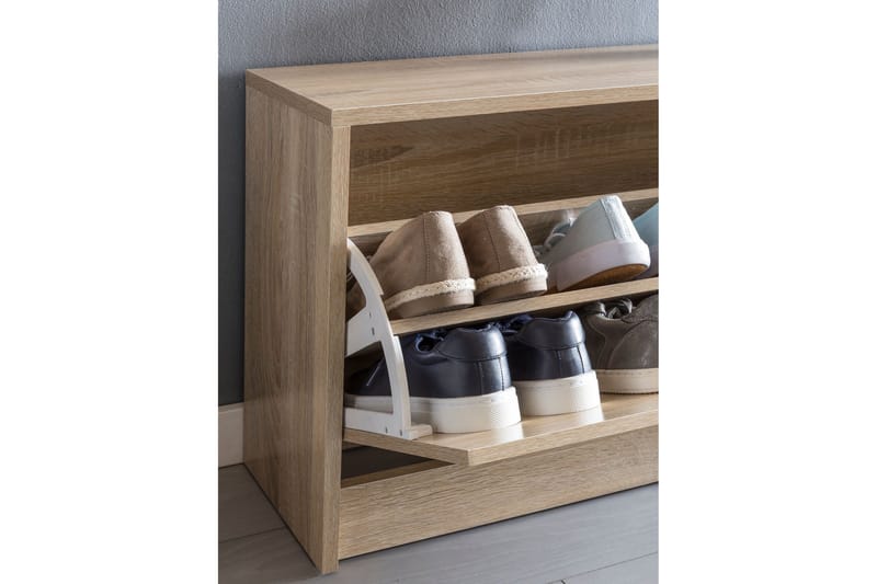 Mosbarger Skohylla 80x24 cm - Trä/natur - Förvaring - Skoförvaring - Skohylla & skoställ