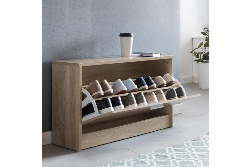 Mosbarger Skohylla 80x24 cm - Trä/natur - Förvaring - Skoförvaring - Skohylla & skoställ