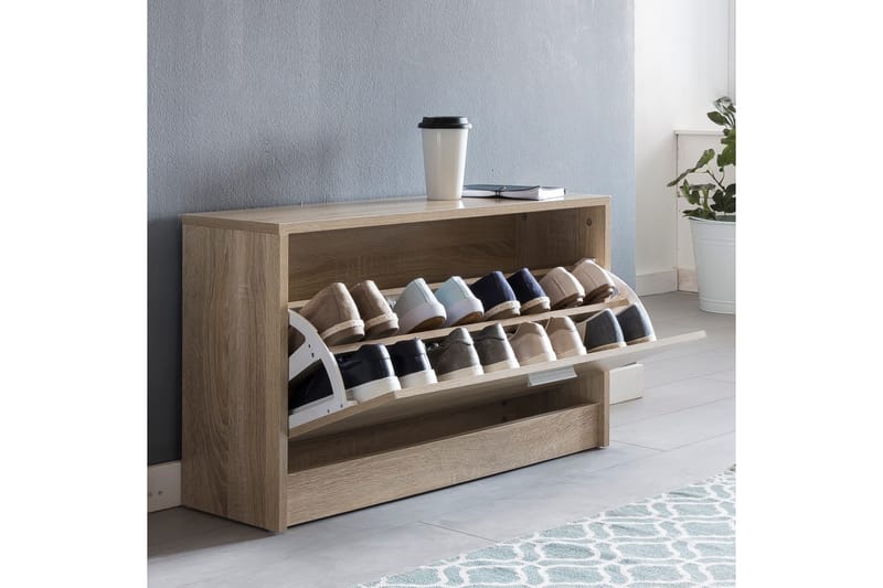 Mosbarger Skohylla 80x24 cm - Trä/natur - Förvaring - Skoförvaring - Skohylla & skoställ