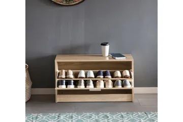 Mosbarger Skohylla 80x24 cm - Trä/natur - Förvaring - Skoförvaring - Skohylla & skoställ