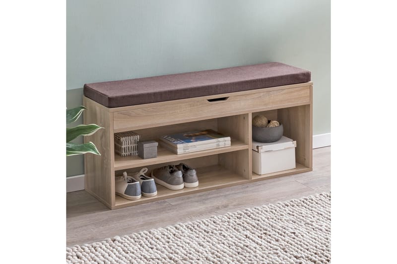 Skohylla Lisetta 104x32 cm - Trä|natur - Förvaring - Skoförvaring - Skohylla & skoställ