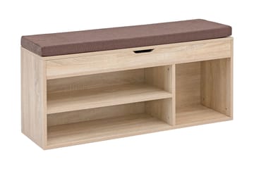 Skohylla Lisetta 104x32 cm - Trä|natur - Förvaring - Skoförvaring - Skohylla & skoställ