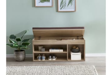 Skohylla Lisetta 104x32 cm - Trä|natur - Förvaring - Skoförvaring - Skohylla & skoställ