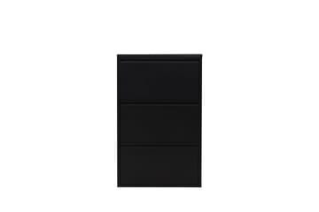 Bonito Skoskåp 60x15 cm - Svart - Förvaring - Skoförvaring - Skoskåp