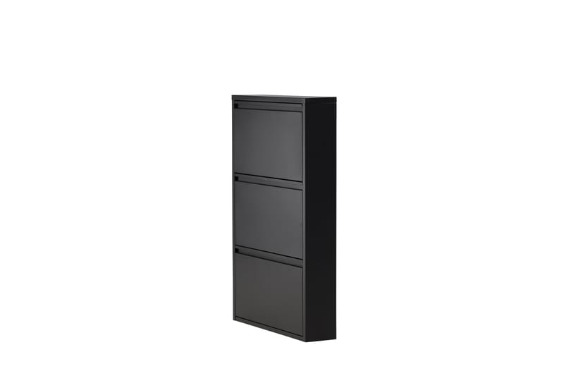 Bonito Skoskåp 60x15 cm - Svart - Förvaring - Skoförvaring - Skoskåp