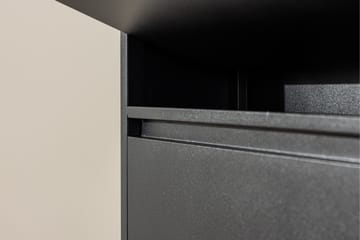 Bonito Skoskåp 60x15 cm - Svart - Förvaring - Skoförvaring - Skoskåp