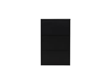 Bonito Skoskåp 60x15 cm - Svart - Förvaring - Skoförvaring - Skoskåp