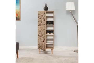 Brokind Skoskåp 50 cm - Brun/Mönstrad - Förvaring - Skoförvaring - Skoskåp