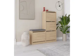 Dude Skoskåp 105 cm - Ek - Förvaring - Skoförvaring - Skoskåp