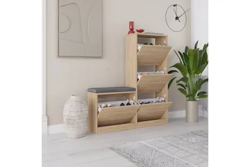 Dude Skoskåp 105 cm - Ek - Förvaring - Skoförvaring - Skoskåp