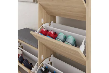 Dude Skoskåp 105 cm - Ek - Förvaring - Skoförvaring - Skoskåp