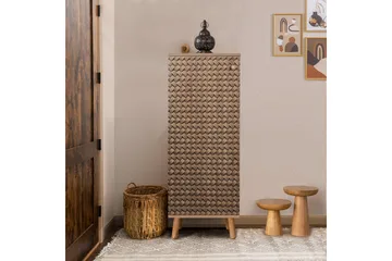 Gelsgan Skoskåp 50 cm - Brun - Förvaring - Skoförvaring - Skoskåp