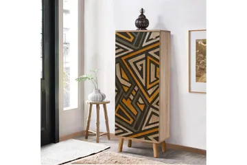 Gelsgan Skoskåp 50 cm - Gul - Förvaring - Skoförvaring - Skoskåp