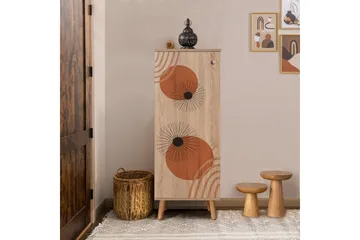 Gelsgan Skoskåp 50 cm - Ljusbrun - Förvaring - Skoförvaring - Skoskåp