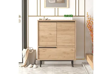 Liyakat Skoskåp 74,8 cm - Valnöt - Förvaring - Skoförvaring - Skoskåp