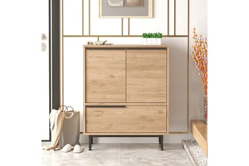 Liyakat Skoskåp 74,8 cm - Valnöt - Förvaring - Skoförvaring - Skoskåp