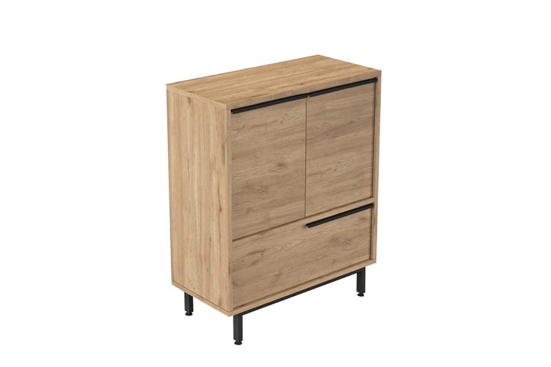 Liyakat Skoskåp 74,8 cm - Valnöt - Förvaring - Skoförvaring - Skoskåp