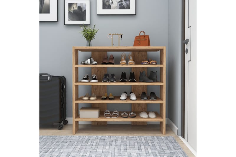 Sargel Skoskåp 75,6 cm - Brun - Förvaring - Skoförvaring - Skoskåp