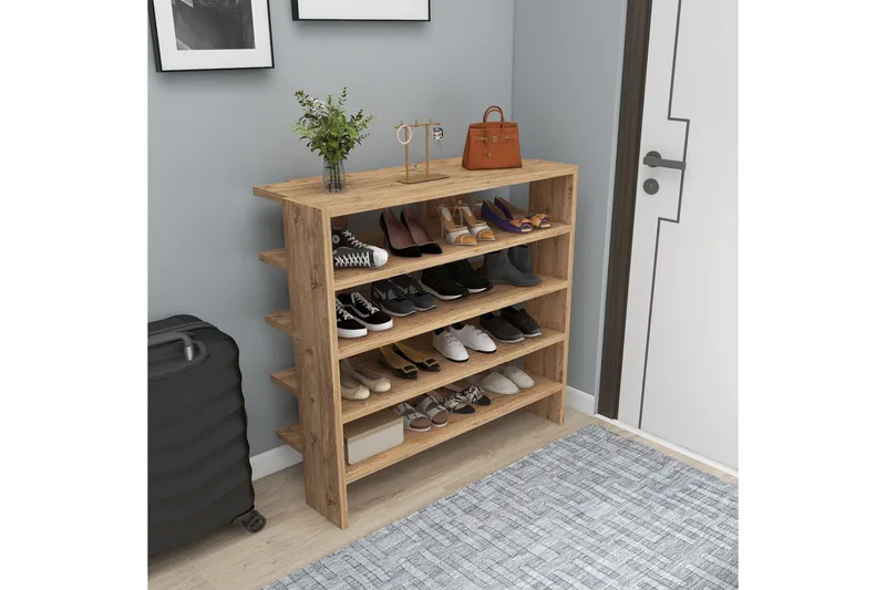 Sargel Skoskåp 75,6 cm - Brun - Förvaring - Skoförvaring - Skoskåp