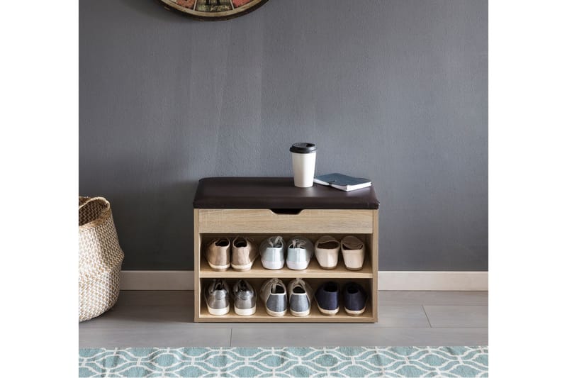Shiheem Skohylla 60x30 cm - Trä/natur - Förvaring - Skoförvaring - Skoskåp